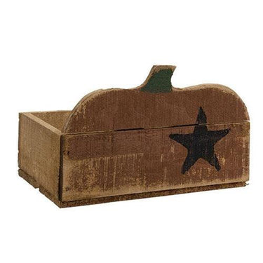Rustic Pumpkin Crate - The Fox Decor
